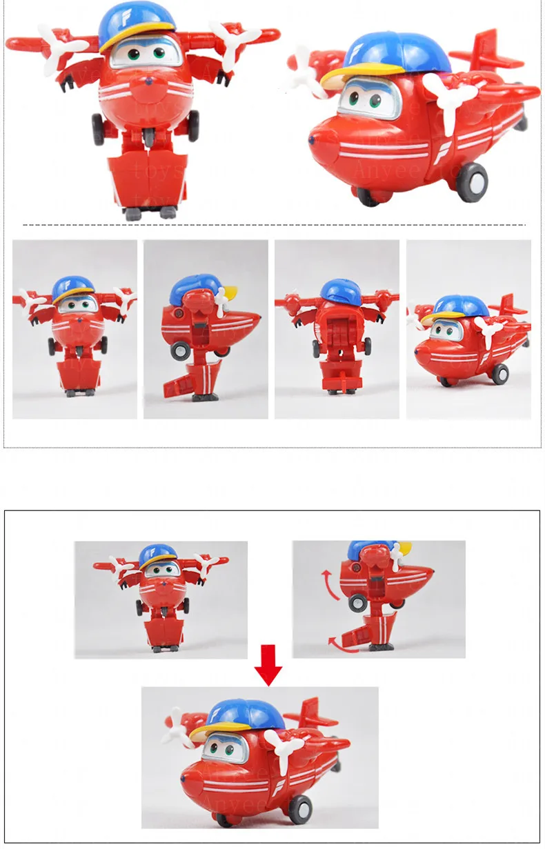 Сезон 3 Супер Крылья деформация самолет фигурки супер крыло Трансформация Робот