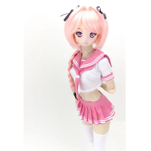 4pcs Принимаем на заказ Fate/Grand Order Astolfo Cos розовый матросский костюм BJD 1/3 1/4 SD DD MSD кукольная одежда - Цвет: 4pcs