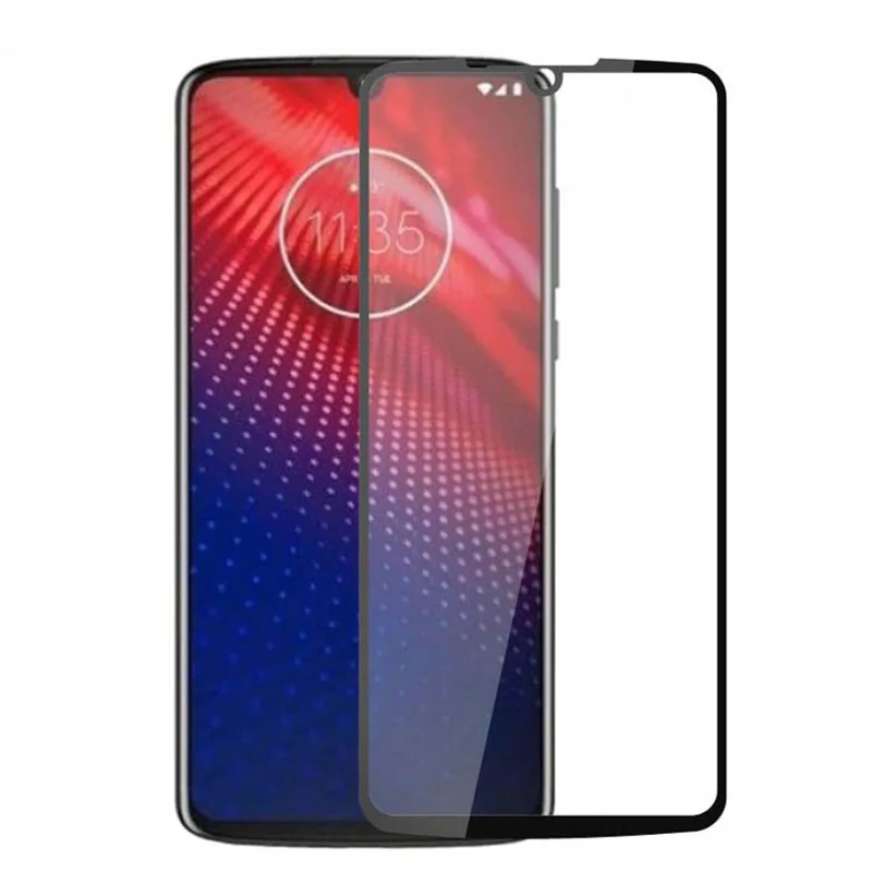 2 шт. Защитная пленка для экрана из закаленного стекла motorola moto z4 защитное