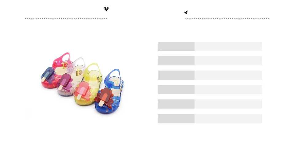 Mini Melissa/стильные прозрачные сандалии для девочек с изображением мороженого; Новинка года; сандалии в римском стиле для девочек; детская обувь; прозрачные детские сандалии с нескользящей подошвой