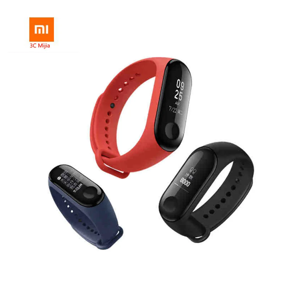 Смарт часы Xiaomi Mi Band 3 100% оригинальные спортивные с зарядным устройством