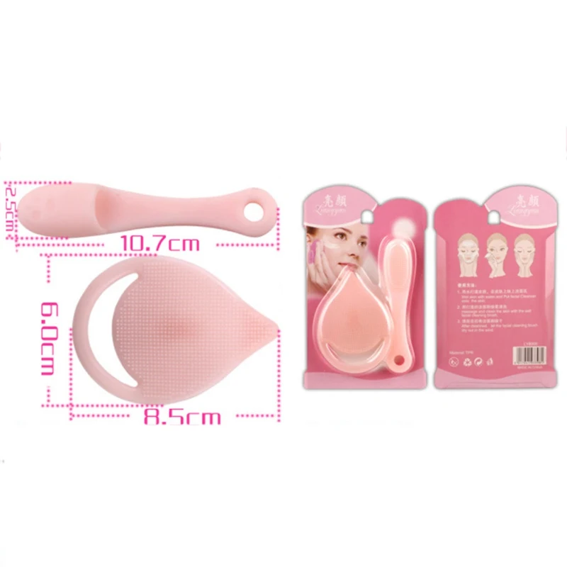 2 шт. силиконовая щетка для отшелушивания лица очищающие устройства инструменты