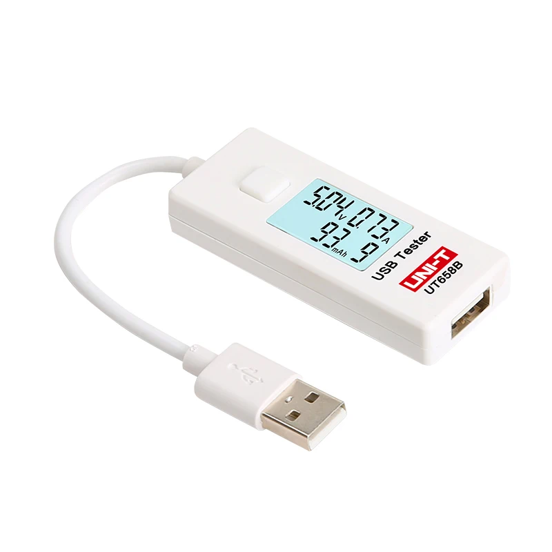 UNI-T UT658B UT658 USB тестер напряжения для телефона компьютера зарядки измерения тока