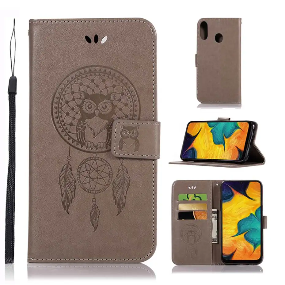 Чехол книжка из искусственной кожи для Samsung Galaxy A30 A50 A10 A20 S A40 M10 M20 M30 A70 A10E
