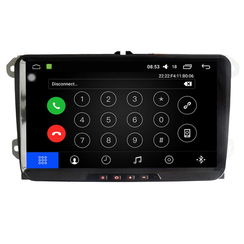 9 дюймов Android 6 0 dvd-плеер автомобиля gps навигации для VW/Volkswagen Tiguan ПОЛО Гольф Passat B6 Jetta