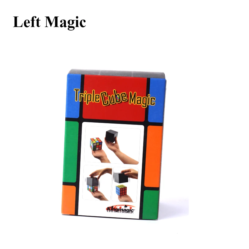 Тройной Diko Cube Magic Props Магическая Иллюзия Toys фокусы G8018|Волшебные фокусы| |