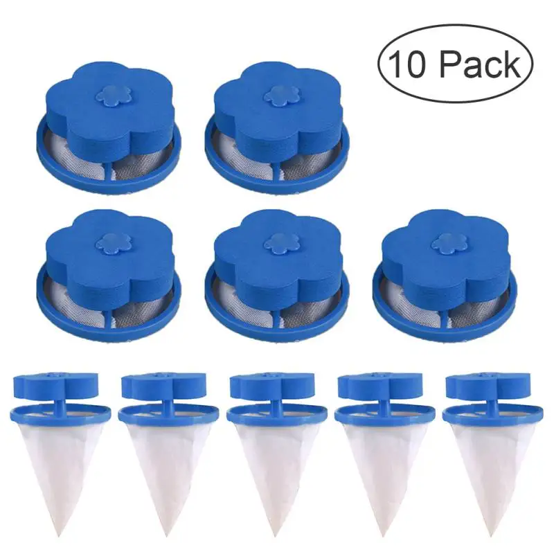 Многоразовая стиральная машина плавающая сетка ловушка для волос фильтр