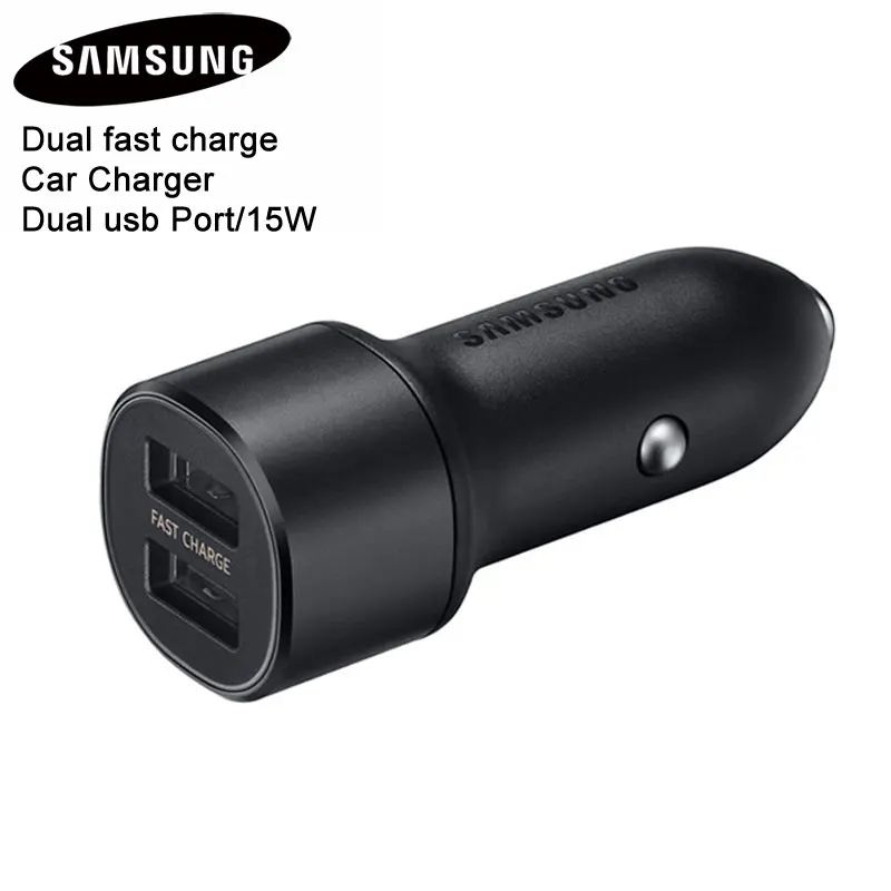 Оригинальное автомобильное зарядное устройство с двумя портами USB Smart Snel Opladen для