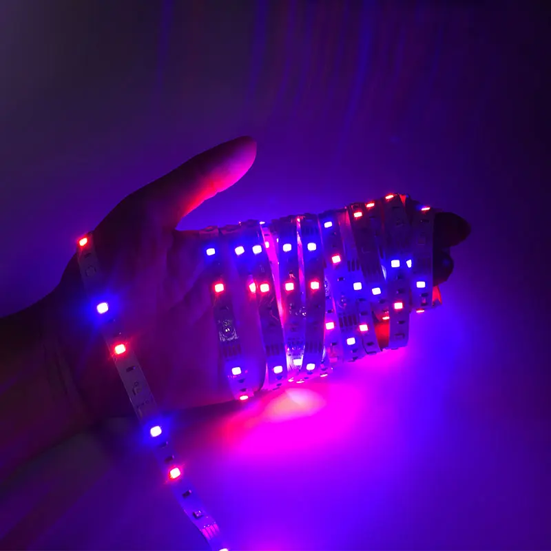 USB 5V Мощность Светодиодные ленты светильник RGB SMD 2835 3528 не Водонепроницаемый ПК