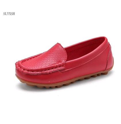 

SLYXSH 2020 New Autumn Children Shoes Basic Fashion Casual Shoes for Girls Boys Unisex Comfortable Kids Slip on Flat Loafers