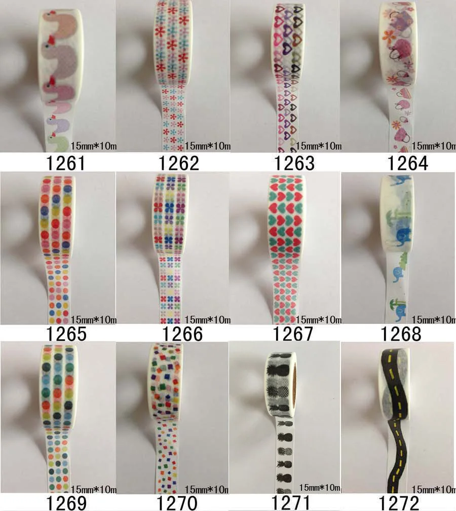 2298 моделей diy клейкой ленты Комплект 30 шт./лот Цветочный принт деко DIY Стикеры/клей японский ленты jiataihe васи ленты оптом