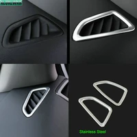 car front air conditioner outlet decoration covers stainless steel tl lhd 2015 2016 2017 trim car styling fit for hyundai tucson