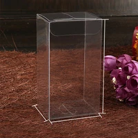 50pcs 5xwxh jewelry gift box clear boxes plastic box transparent storage pvc box packaging display pvc boxen for wedchristmas