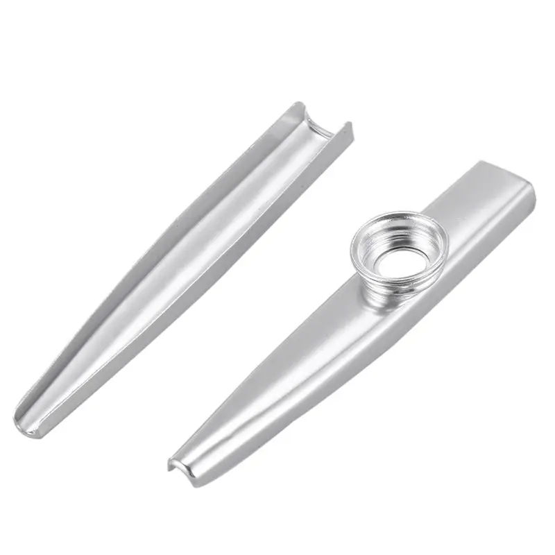 Новый Серебряный алюминиевый сплав Kazoo|Бамбуковая флейта| |