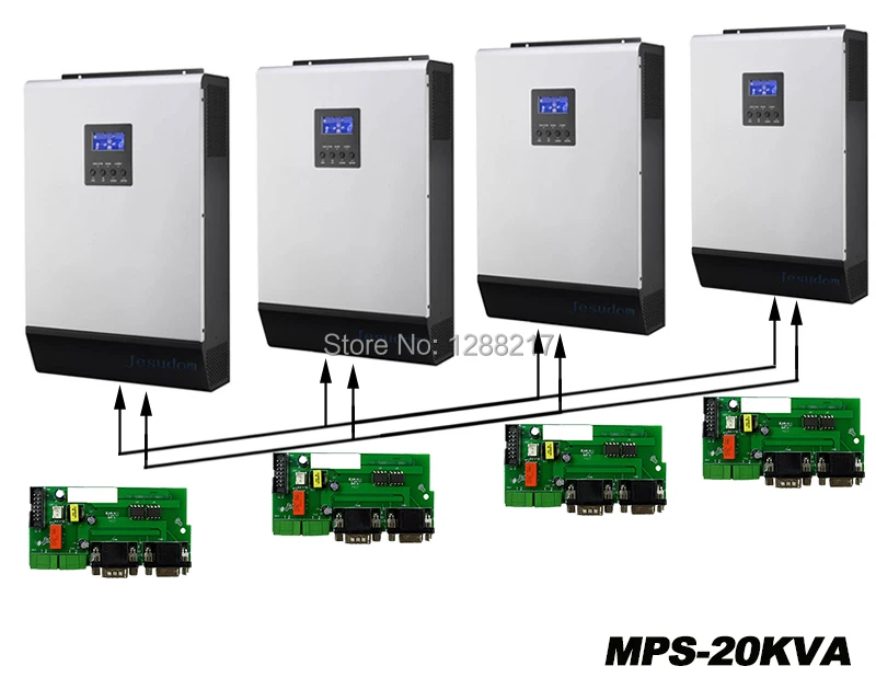 Параллельная карта для 4KVA 5KVA Гибридный инвертор для солнечной батареи параллельная модель для PS/MPS Солнечный инвертор