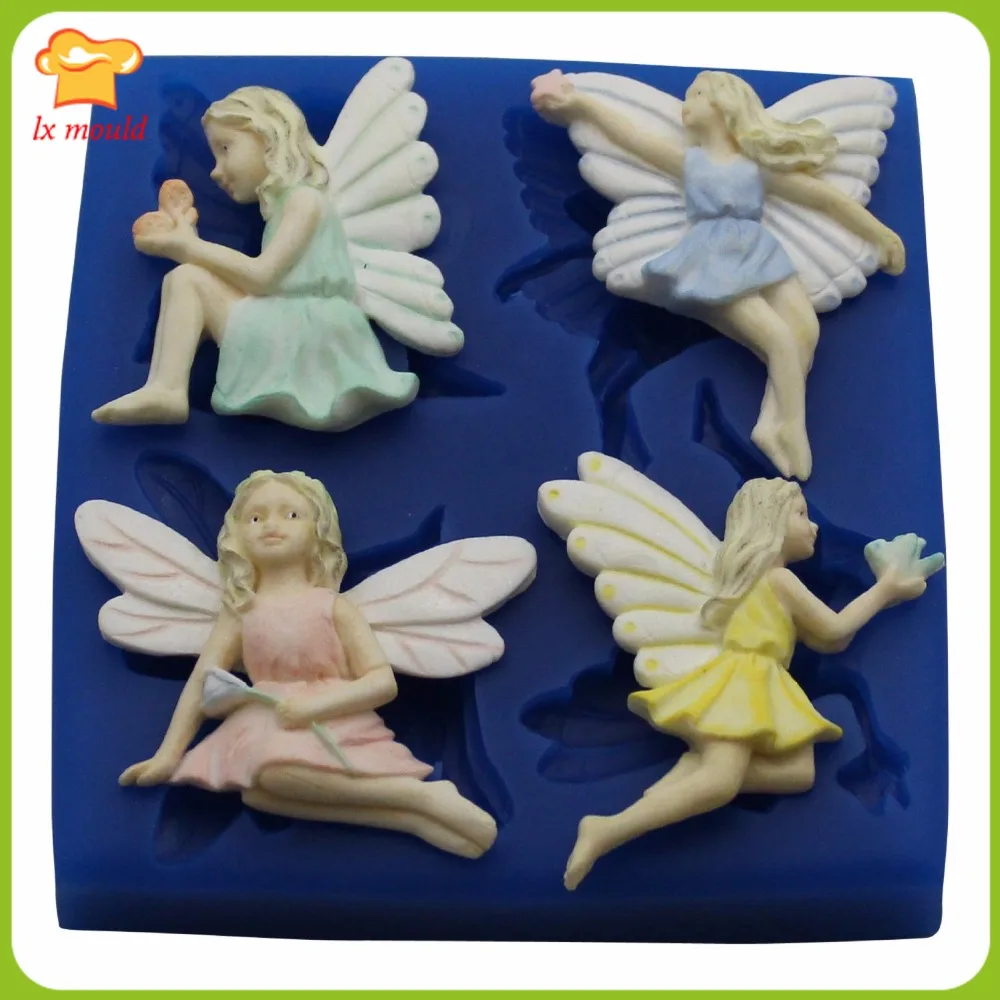 

Angel Set Silicone Mold Fondant Chocolate Cake Decoration Mould