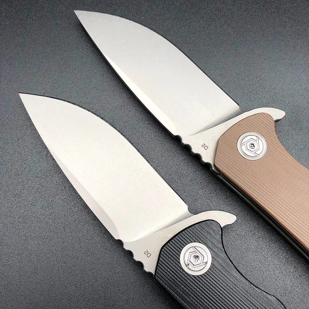 ZZSQ CH3504 Тактический выживания складной Ножи D2 Сталь лезвие G10 Ручка Открытый Отдых Ножи ручной Портативный карманные ИНСТРУМЕНТЫ EDC