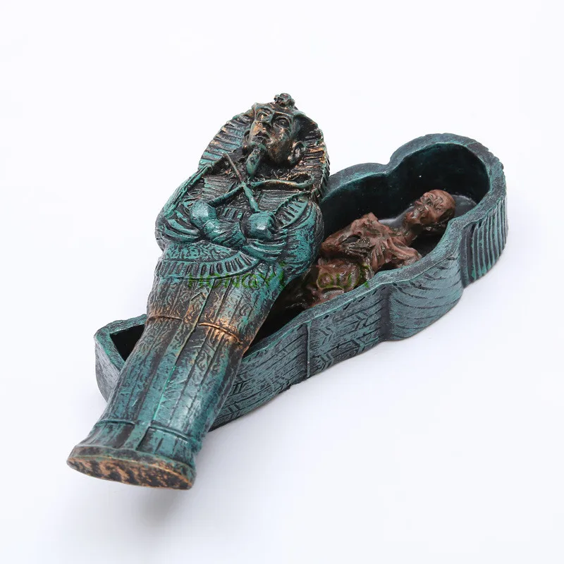 Ландшафтное украшение для аквариума из смолы хлеба и рептилий египетской мамы