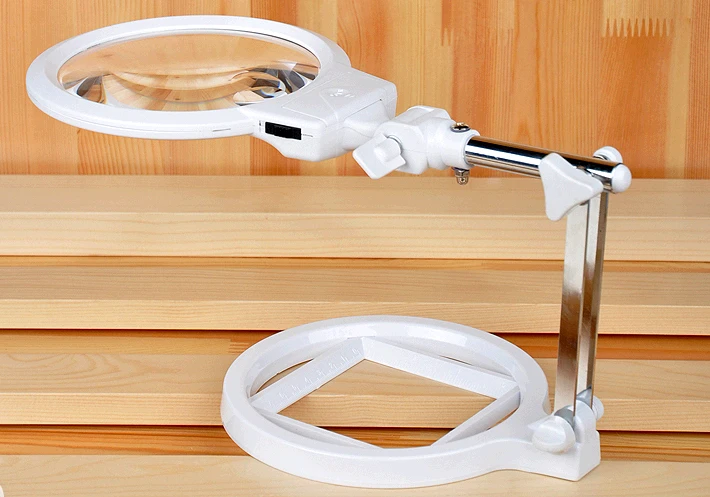 Hd настольные очки для чтения студентов со светодиодными лампами типа