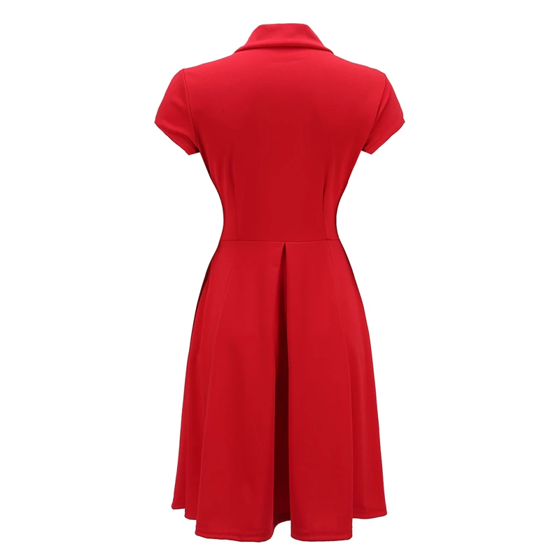 С v-образным вырезом плиссированное платье с высокой талией платье-стретч 2019