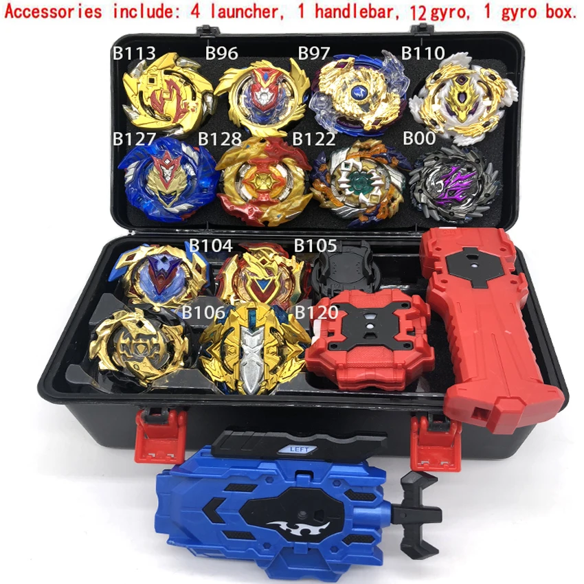 Beyblade Burst B-127 B-128 игрушки Арена распродажа бей лезвие с пусковым устройством и коробки, волчок, бейблэйд за упаковку Слива Fafnir Феникс Blayblade
