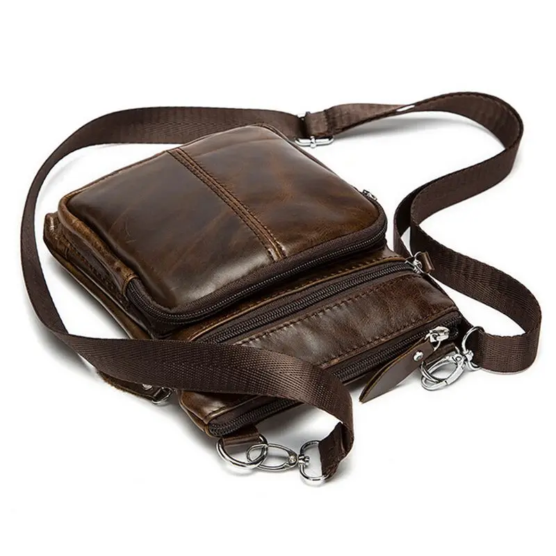 Лидер продаж новые модные мужские сумки из натуральной кожи маленькая сумка