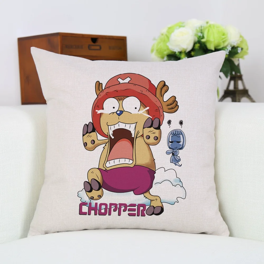 Аниме одна деталь Тони Чоппер мультфильм печати смешная Наволочка на подушку