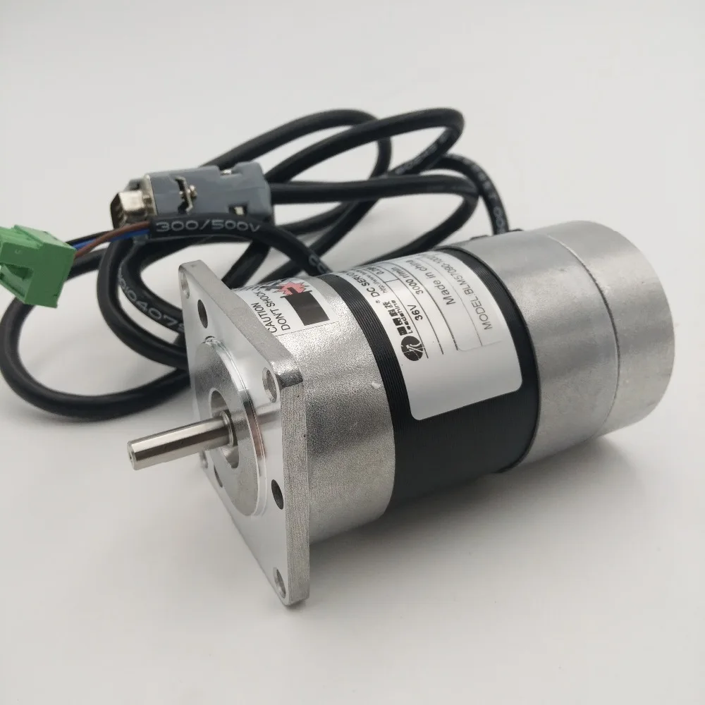 Бесщеточный Серводвигатель Leadshine постоянный ток BLM57090 1000 DC36V 90 Вт 3 45 А 0 29 нм 3000