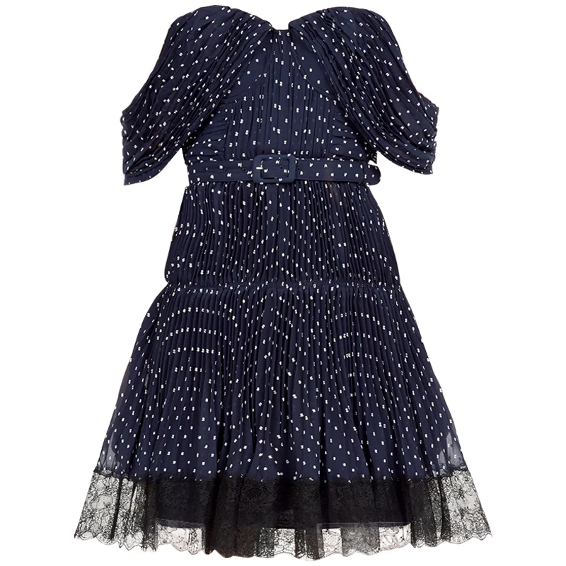 Летнее дизайнерское платье для автопортрета женщин 2020 сексуальное