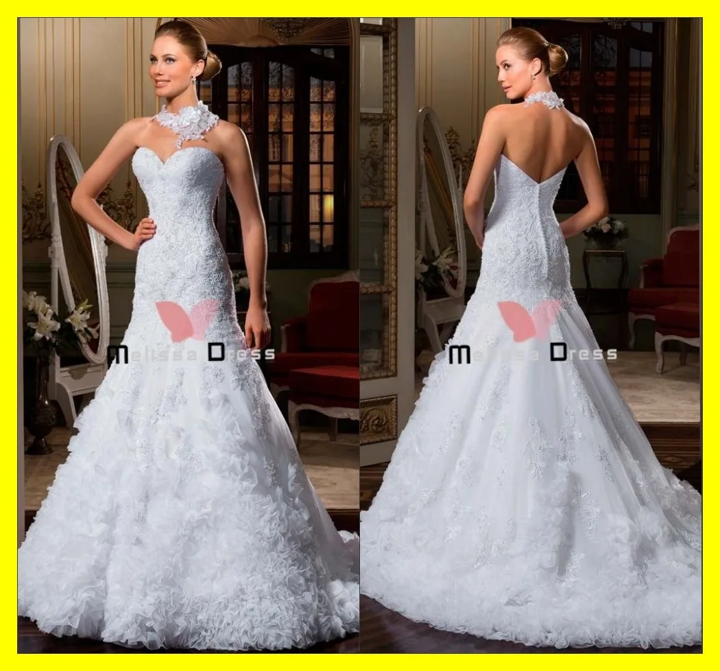 Strapless Wedding Dress Short Sexy Dresses Long Fitted Weddings A-Line Floor-Length Court Train Flowers Sweetheart O 2015 Outlet | Свадьбы и