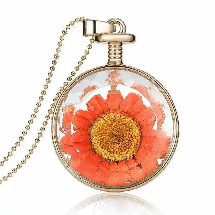 Высокое качество 1 шт. золотые цветы образец растения флакон плавающий