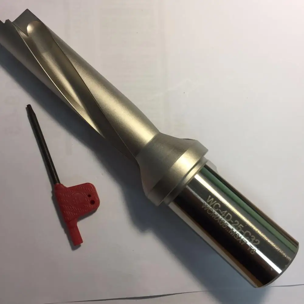 

1pc WC-4D-25-C32 U drill indexable drill For WCMX05 Inserts