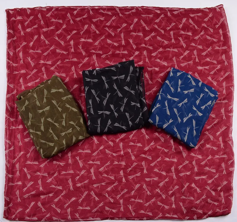 Бесплатная доставка 2018 Новый Модный женский Стрекоза бесконечный шарф с