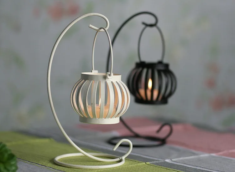 Винтажный декоративный подсвечник для чая лампа-фонарик ковка винтажное