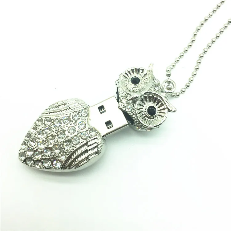 Высокоскоростная металлическая USB флешка в виде совы 8 ГБ 16 32 ГБ|flash drive metal|usb 3.0 flash