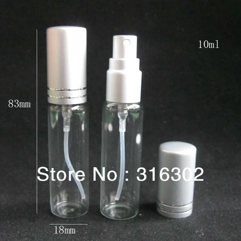 20x10 мл Алюминий Refillabe Духи Bottle10CC спрей духи распылитель 1/3oz Стекло бутылочка с духами, аромат