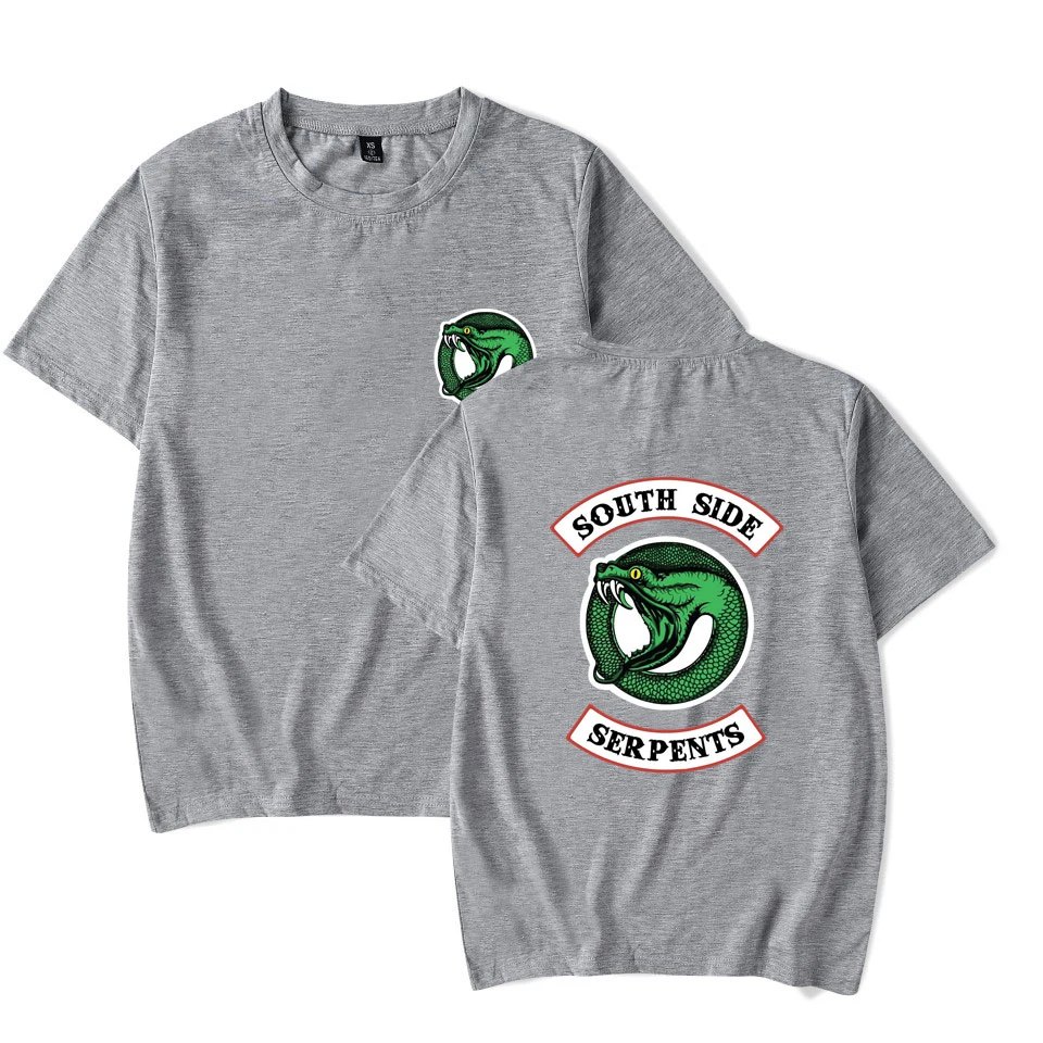 Перевозка груза падения Мужская футболка Топы ривердейл &quotSouth Side Serpents&quot для