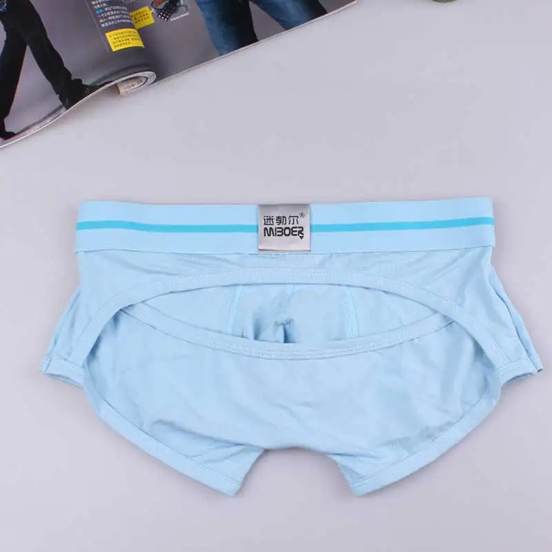 Мужские брендовые нижнее белье из хлопка Короткий чемодан боксеры сексуальные