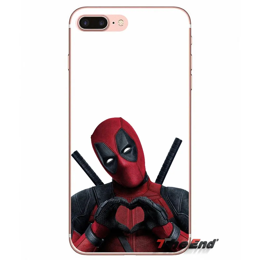 Сверхтонкий чехол для Sony Xperia Z Z1 Z2 Z3 Z5 compact M2 M4 M5 E3 T3 XA Aqua LG G4 G5 G3 G2 Mini Capa Super Cool Marvel Deadpool