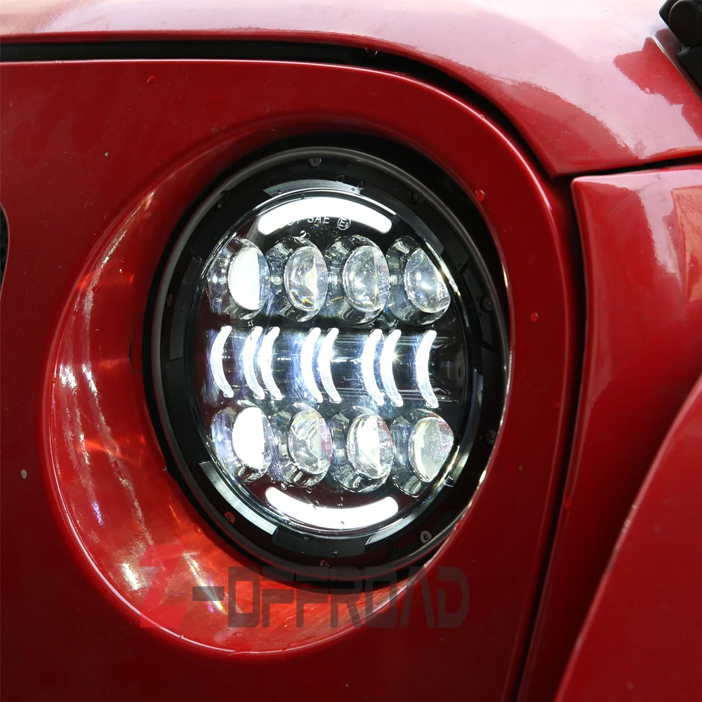 Для джипа мотоцикла автомобиля светильник 7 &quot80 Вт Светодиодный для головы угол