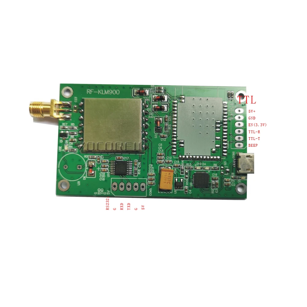 Низкое энергопотребление качество пассивный мини uhf rfid считыватель модуль + 2dbi