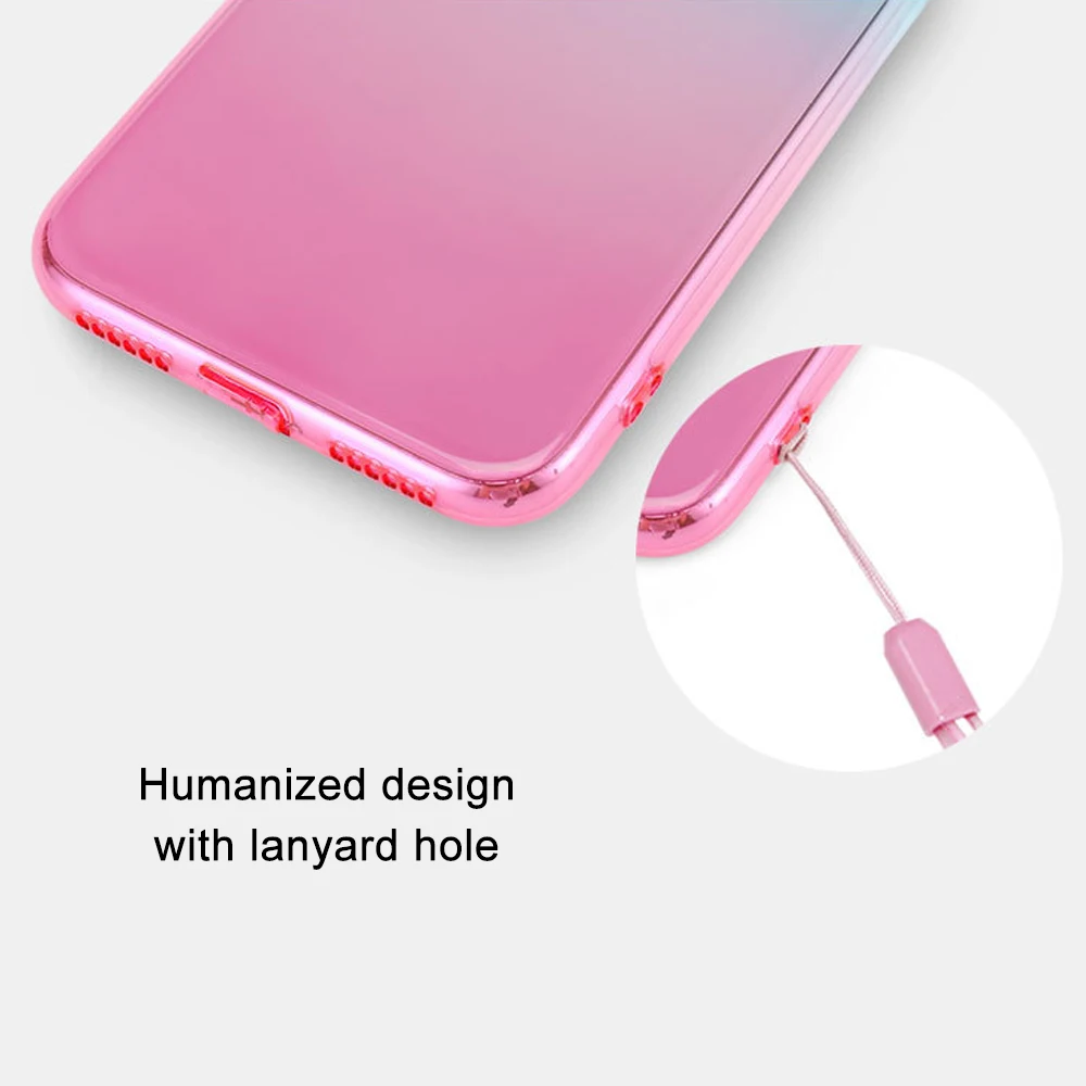 CASEIER Soft TPU Case For Samsung S7 Edge S8 S9 Plus Note 9 Ultra Thin Cover J3 J5 2016 Gradient Color Fundas Coques |
