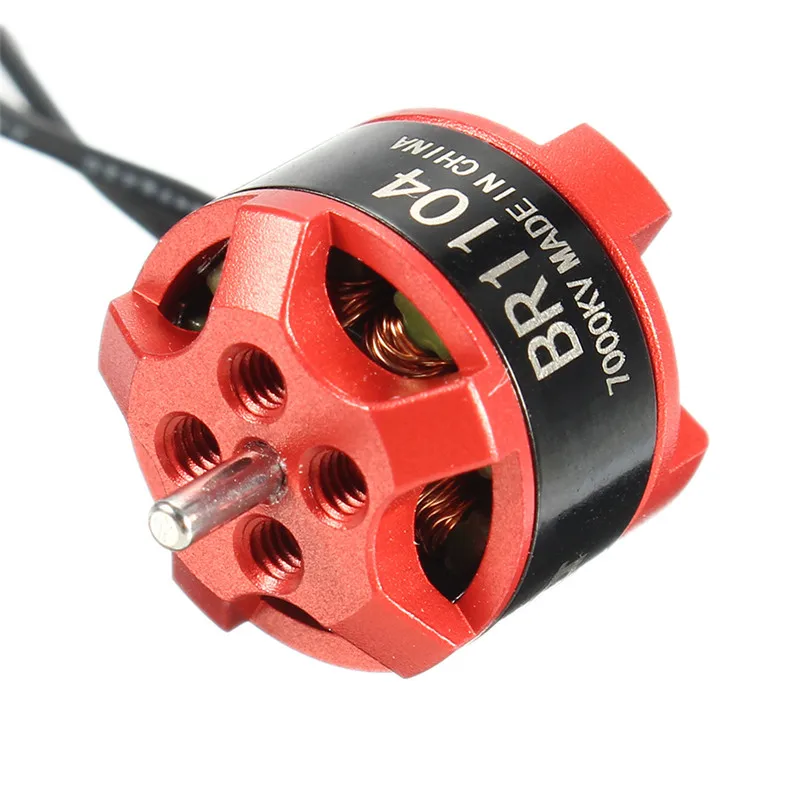 Высокое качество 1 шт/4 шт Racerstar Racing Edition 1104 BR1104 7000KV 1-2S бесщеточный двигатель для 100