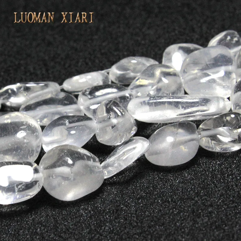 LUOMAN XIARI AAA неправильной формы 9-12 мм прозрачные кристаллы натурального камня