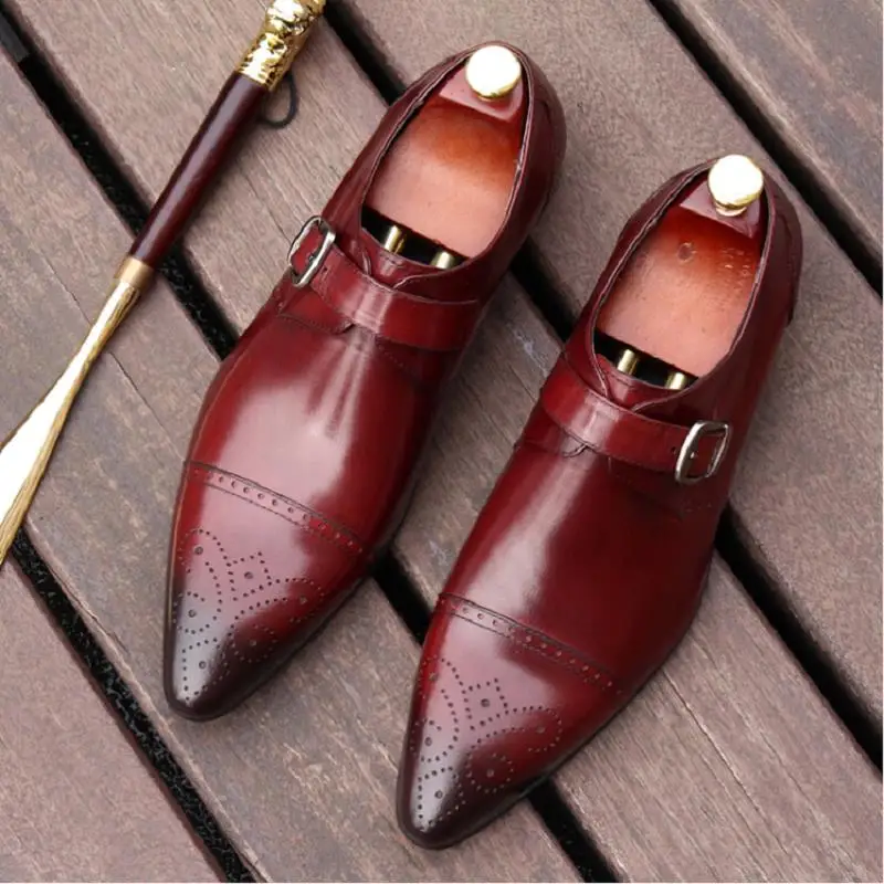 MYCOLEN/Новинка Зимняя мужская обувь из натуральной кожи одна застежка мужские