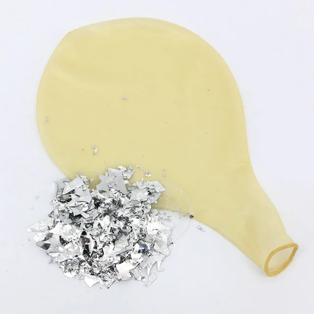 Silver 36 дюймов гигантский прозрачные воздушные шары 10g красочные конфетти Globos Свадебные украшения День рождения прозрачный конфетти расходные материалы - Цвет: Silver