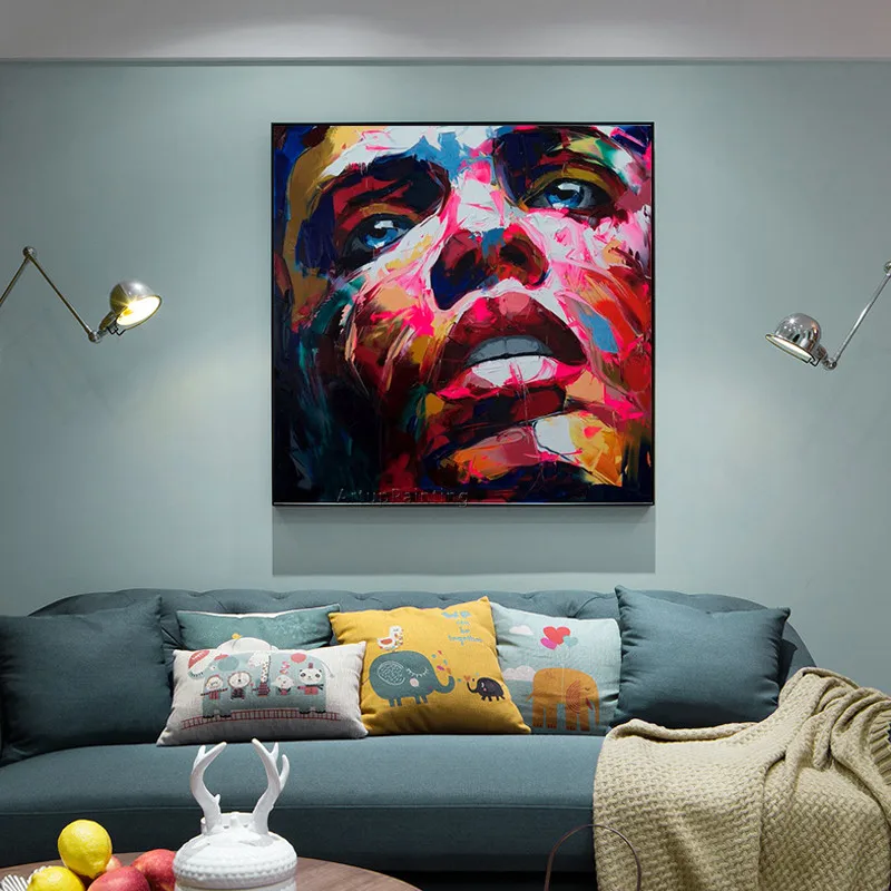 Francoise Nielly картина маслом на холсте поп-арт-стена художественные фотографии для