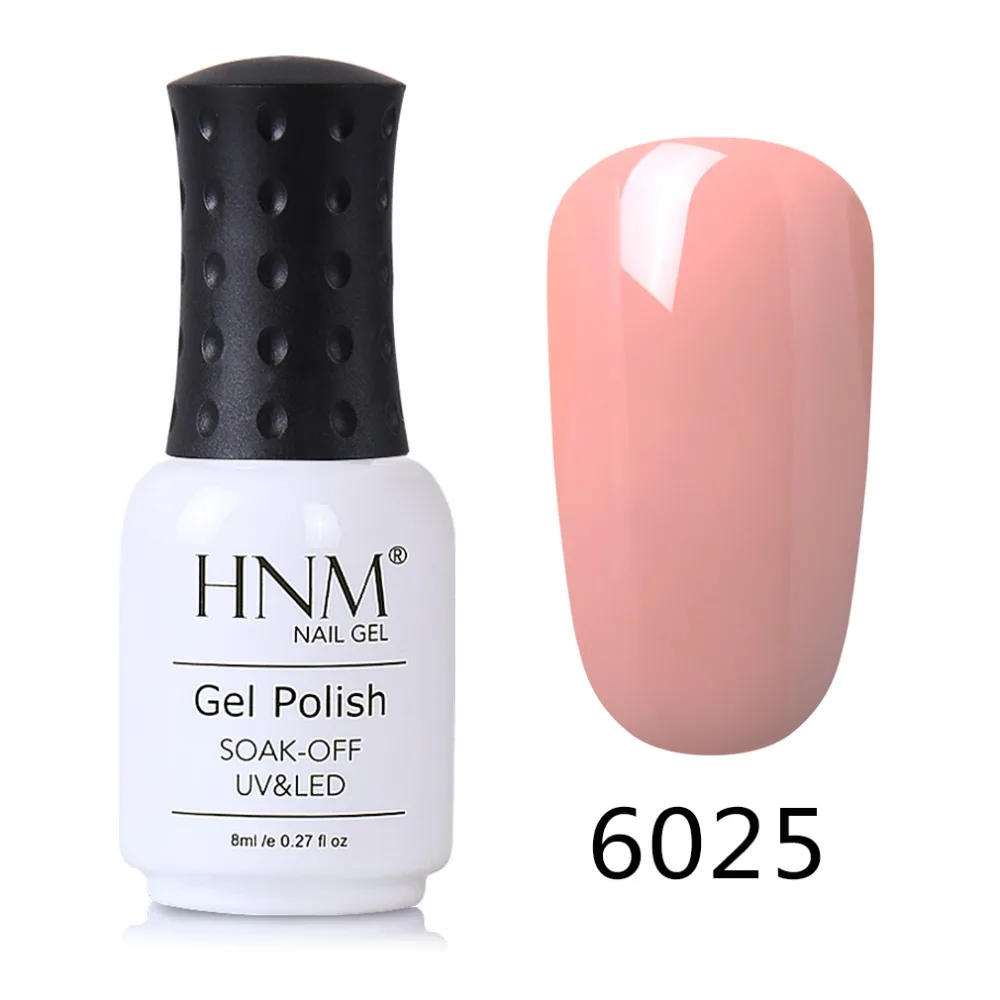 HNM One Step 30 классических однотонных цветов 8 мл УФ-гель для ногтей удаляемый