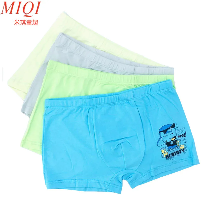 8Pcs/Lot Cartoon Boy Panties Children Underwear Kids Briefs Boxer Cotton Breathable Underpants 4-1Years For Clothes |