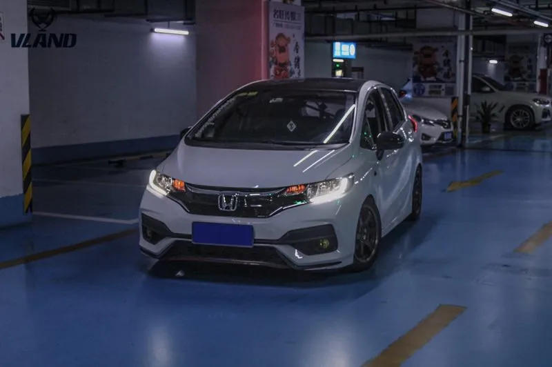 VLAND производитель автомобильных аксессуаров для джаза/Fit RS светодиодный головной светильник-UP Классический головной светильник с светодиодный светильник дальнего и ближнего света s